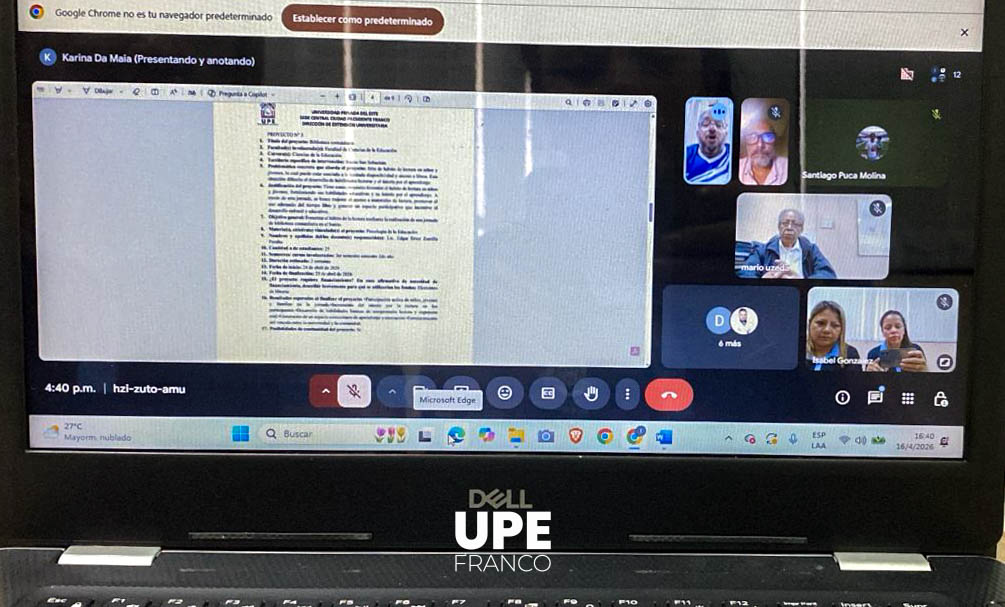 Inicia evaluación de proyectos para el Programa Territorial Integral 2026: Extensión Universitaria - UPE FRANCO